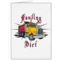 Hauling Dirt Dump Truck cards