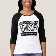 haunted content t shirt
