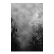 Haunted Gothic Sky Personalized Stationery