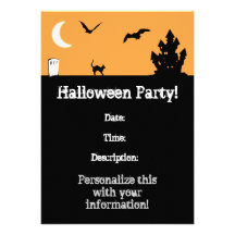 Haunted Halloween Invitation