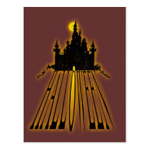 Haunted Halloween Post Card