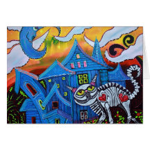 Haunted Hollow Greeting Cards