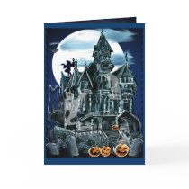 Haunted House Card