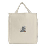 Haunted House embroidered bags