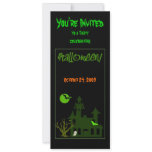 Haunted House Halloween Invitations