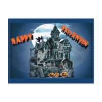 Haunted House  Postcard