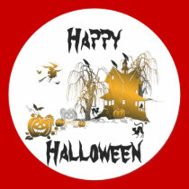 Haunted House stickers