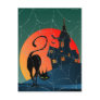 HAUNTED HOUSE, WEB & CAT by SHARON SHARPE Postcards