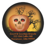 Haunted Pumpkin stickers