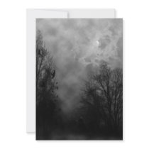 Haunted Road Halloween Invitation Template
