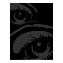 Haunting Eyes Postcard