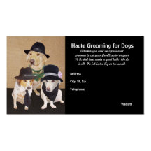 Haute Grooming for Dogs Business Cards