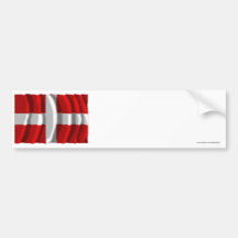 Haute-Savoie waving flag Bumper Sticker