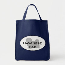 Havanese Dad Canvas Bag