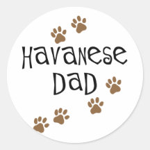 Havanese Dad Sticker