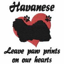 Havanese Leave Paw Prints