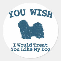 Havanese Round Stickers