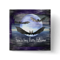 Have a Batty Halloween Button