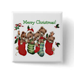 Have A Beary Merry Christmas! - Designer Button