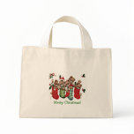Have A Beary Merry Christmas!-Designer Tiny Tote Bags