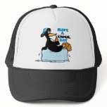 Have A Cool Day ~ Penguin On Ice Word Play hats