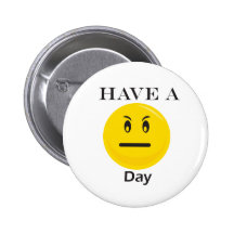 Have a day yellow smiley pins