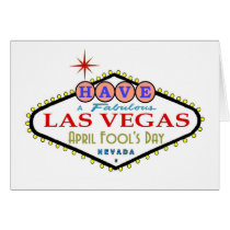 Have A Fabulous Las Vegas April Fool's Day Card