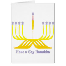 Have a Gay Hanukka Greeting Card