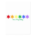 Have A Gay Holiday (Rainbow Snowflakes) Postcards