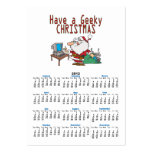 have a geeky christmas santa computer tech business card templates
