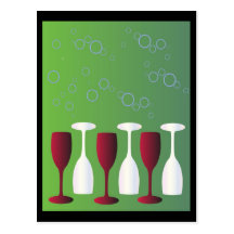 Have a glass of wine! postcards