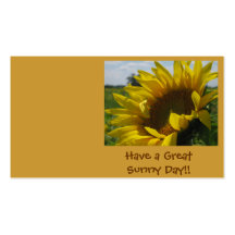 Have a Great Sunny Day!! Business Card Templates