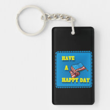 Have A Happy Day Acrylic Key Chains