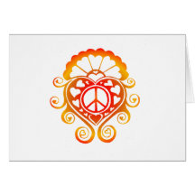 have a heart /henna sunburst card