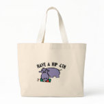 Have a Hip 4th Hippo Canvas Bags