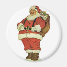 Have a Holly Jolly Christmas Santa Claus Magnet