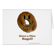 Have a Nice Bagel! Greeting Cards