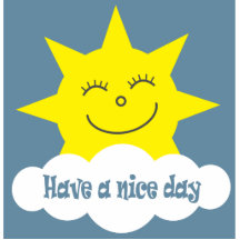 Have a nice day brooch cut outs