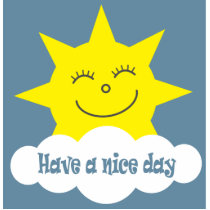 Have a nice day brooch cut outs