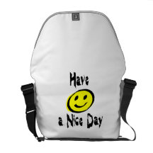 Have a Nice Day Rickshaw Messenger Bag