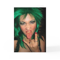 have a very glam rock xmas cards