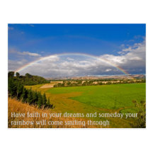Have faith in your dreams postcard