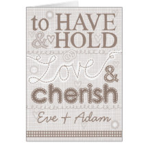 Have & Hold wedding/engagement card