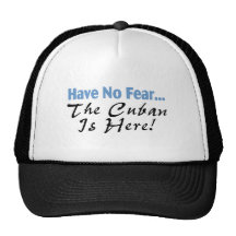 Have No Fear The Cuban Is Here Mesh Hat