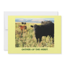 Have You Herd? Cattle Calves  Western Party Shower