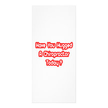 Have You Hugged A Chiropractor Today? Rack Card