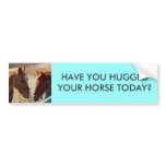 HAVE YOU HUGGED - bumper sticker - bumper stickers