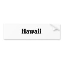 Hawaii Classic Bumper Stickers