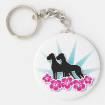 Hawaii Doggen Schlüsselanhänger