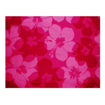 Hawaii flower postcards